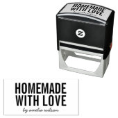 Simple Stylish Personalize Homemade with Love Permastempel (Beispiel)