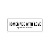 Simple Stylish Personalize Homemade with Love Permastempel (Design)