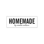 Simple Stylish Personalize with Name Homemade Permastempel (Design)