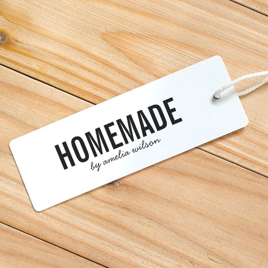 Simple Stylish Personalize with Name Homemade Permastempel