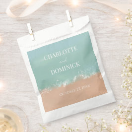 Simple Summer Seaside Beach Wedding Favors Geschenktütchen