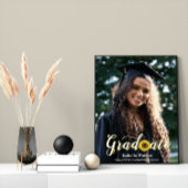 Simple Sunflower Script Abschluss Foto Poster