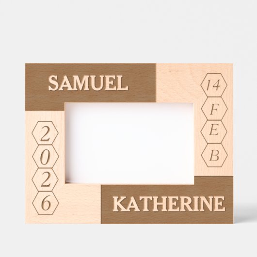 Simple Sweet Memory Valentine Geätzte Rahmen (Vorderseite)