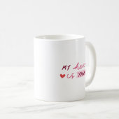 Simple Sweetest Romantic My Heart Is Yours Soft Kaffeetasse (VorderseiteRechts)