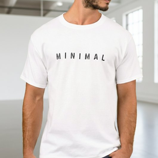 Simple T-shirt, Minimalist T-shirt