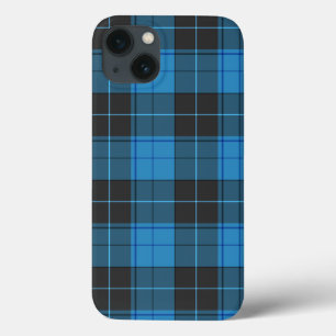 Simple tartan pattern in dark blue Case-Mate iPhone hülle