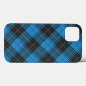 Simple tartan pattern in dark blue Case-Mate iPhone hülle (Rückseite (Horizontal))