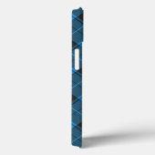 Simple tartan pattern in dark blue Case-Mate iPhone hülle (Rückseite / Rechts)