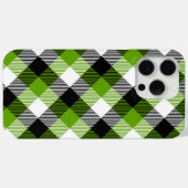 Simple Tartan Plaid Neon Green Case-Mate iPhone Hülle (Rückseite (Horizontal))