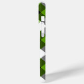 Simple Tartan Plaid Neon Green Case-Mate iPhone Hülle (Rückseite / Links)