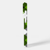 Simple Tartan Plaid Neon Green Case-Mate iPhone Hülle (Rückseite / Links)