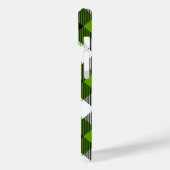 Simple Tartan Plaid Neon Green Case-Mate iPhone Hülle (Rückseite / Links)