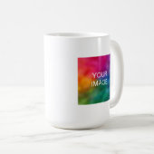 Simple Template Upload Your Photo Image Here Kaffeetasse (VorderseiteRechts)
