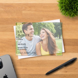 Simple Text Overlay Photo Acryleinladungen