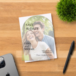 Simple Text Overlay Photo Acryleinladungen