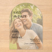 Simple Text Overlay Photo Acryleinladungen (Vorderseite)