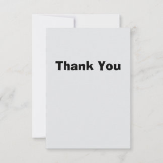 Simple Thank You Card Dankeskarte