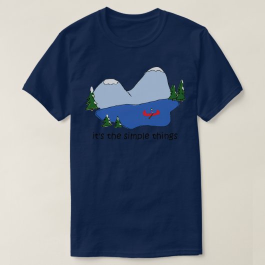 Simple Things Canoe T-Shirt (Design vorne)