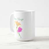 'Simple Things' Flowers and Butterflies Kaffeetasse (Vorderseite Links)