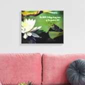 Simple Things Frog Inspirational Quote Leinwanddruck (Insitu (Wohnzimmer))