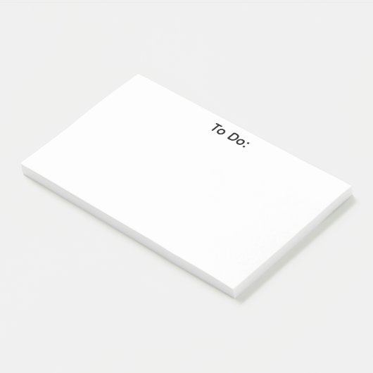 Simple To Do List - Notes Post-it Klebezettel (angewinkelt)