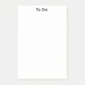 Simple To Do List - Post-It Notes Klebezettel (Vorderseite)