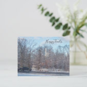 Simple Travels Feiertagspostkarte (Stehend Vorderseite)