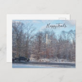 Simple Travels Feiertagspostkarte (Vorne/Hinten)