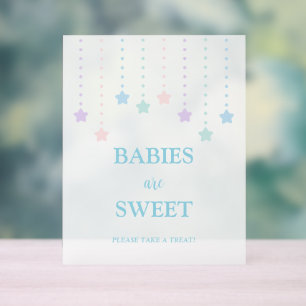 Simple Twinkle Little Stars Babies sind süße Lecke Acrylschild