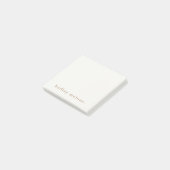 Simple Typografie Boho Post-it Klebezettel (angewinkelt)