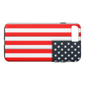 Simple United Staat America Flag Case-Mate iPhone Hülle (Rückseite (Horizontal))