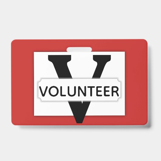 Simple V - Volunteer Ausweis (Front)