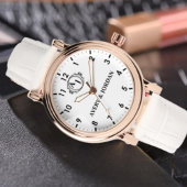 Simple Vintage Style Floral Monogram couple names Armbanduhr