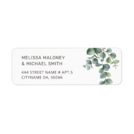 Simple Watercolor Eucalyptus Leaves | Wedding