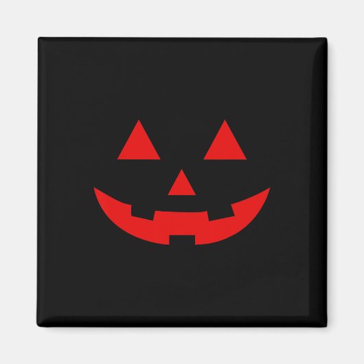 Simple Watermelon Kürbislaterne Summer Halloween Magnet (Vorne)