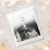 Simple Wedding Foto Vielen Dank Geschenktütchen (Ausgeschnitten)