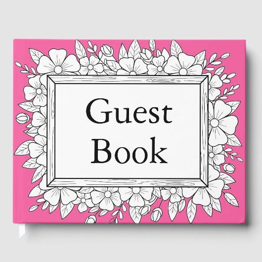 simple Wedding guestbook Gästebuch (Vorderseite)