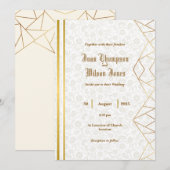 Simple Wedding Invitation Einladung (Vorne/Hinten)