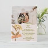 Simple wedding invitations that express einladung (Stehend Vorderseite)