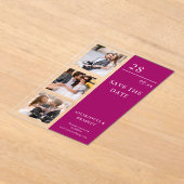 Simple Wedding Save The Date Photo Picture Acryleinladungen (Ablage )