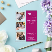 Simple Wedding Save The Date Photo Picture Acryleinladungen (In Situ (Hochzeit))