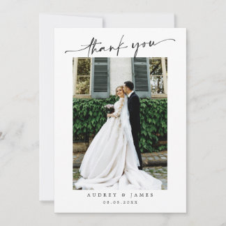 Simple Wedding Thank You Message Dankeskarte