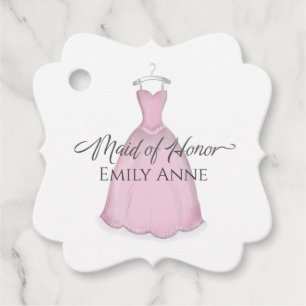 Simple Wedding Trauzeugin Elegante Vielen Dank Geschenkanhänger