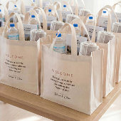 Simple Wedding Welcome Bags Mini Stoffbeutel