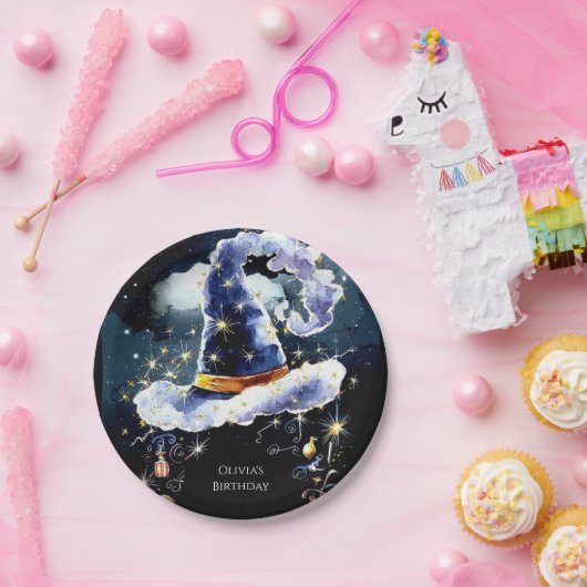 Simple Whimsy Custom Wizard Geburtstag Pappteller (Party)