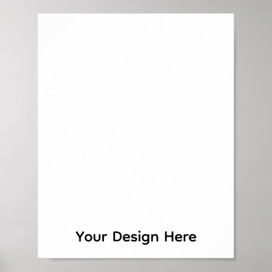 Simple White Background Minimalist Poster Design (Vorne)