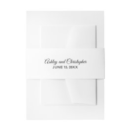 Simple White Wedding Bly Band