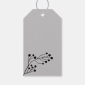 Simple Winter Berry Christmas Geschenkanhänger (Rückseite)