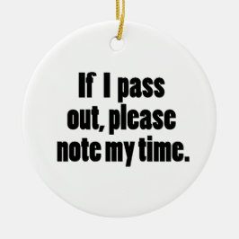 Simple Workout Spaß Gym Sprichwort Keramik Ornament