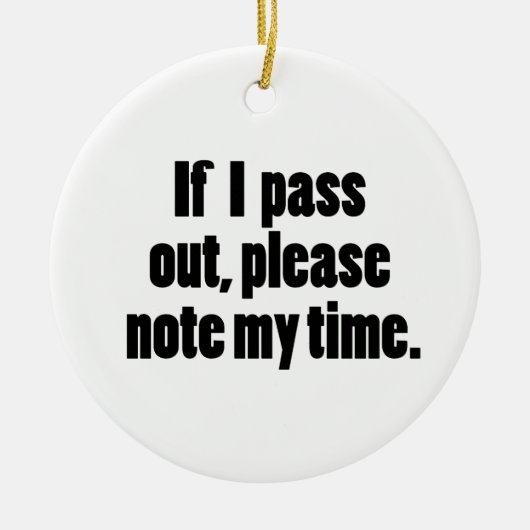 Simple Workout Spaß Gym Sprichwort Keramik Ornament (Vorne)